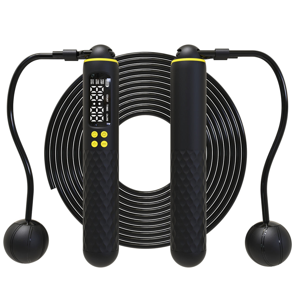 Smart Skipping Rope With Counter Weight-bearing Cordless Dual-use Fitness