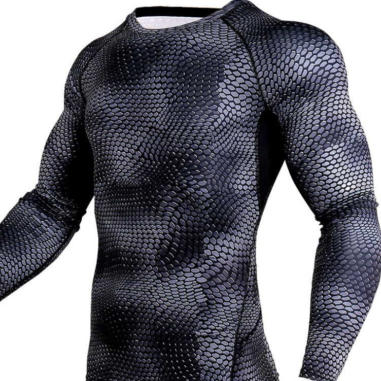 Men Gym Running Shirt Quick Dry Breathable Fitness Sport