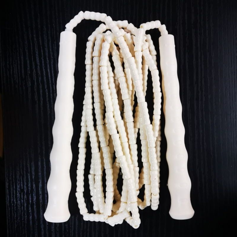 Bamboo Rope Soft Bead Adjustable Skipping