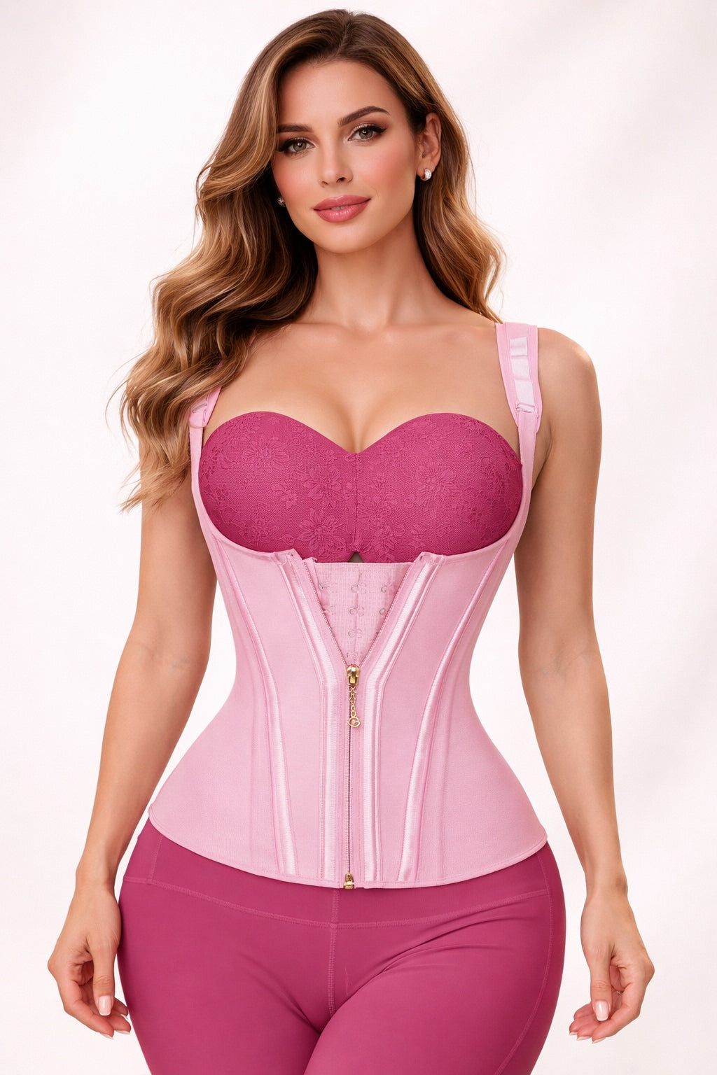 Waist Trainer For Women Body Shaper Corset Vest Tank Top With Steel Bones