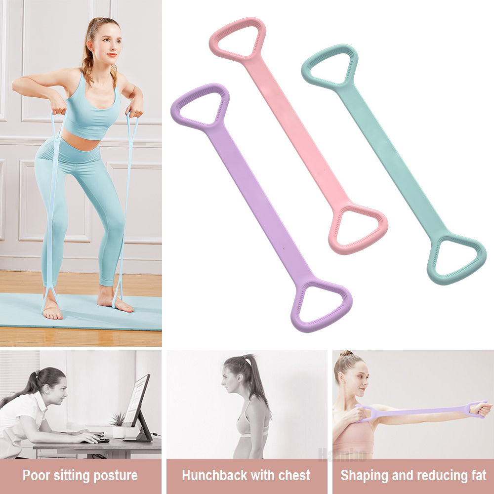 Yoga Resistance Band Arm Back Training Elastic Rope