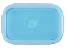 Silicone Lunch Box Foldable Microwave Oven Storage