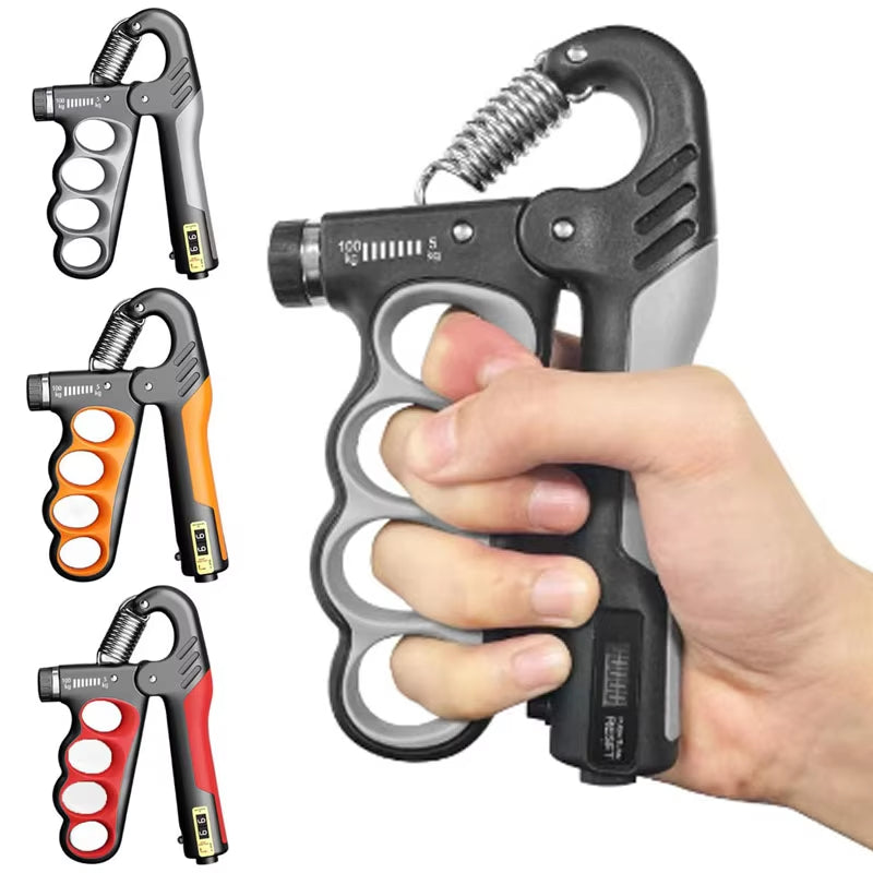 5-100kg Hand Grip Muscle Strengthener Trainer Adjustable Hands Gripper Strength