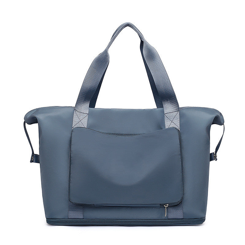 Foldable Large Capacity Women Gym Bags Shoulder Bag Training Travel Handle