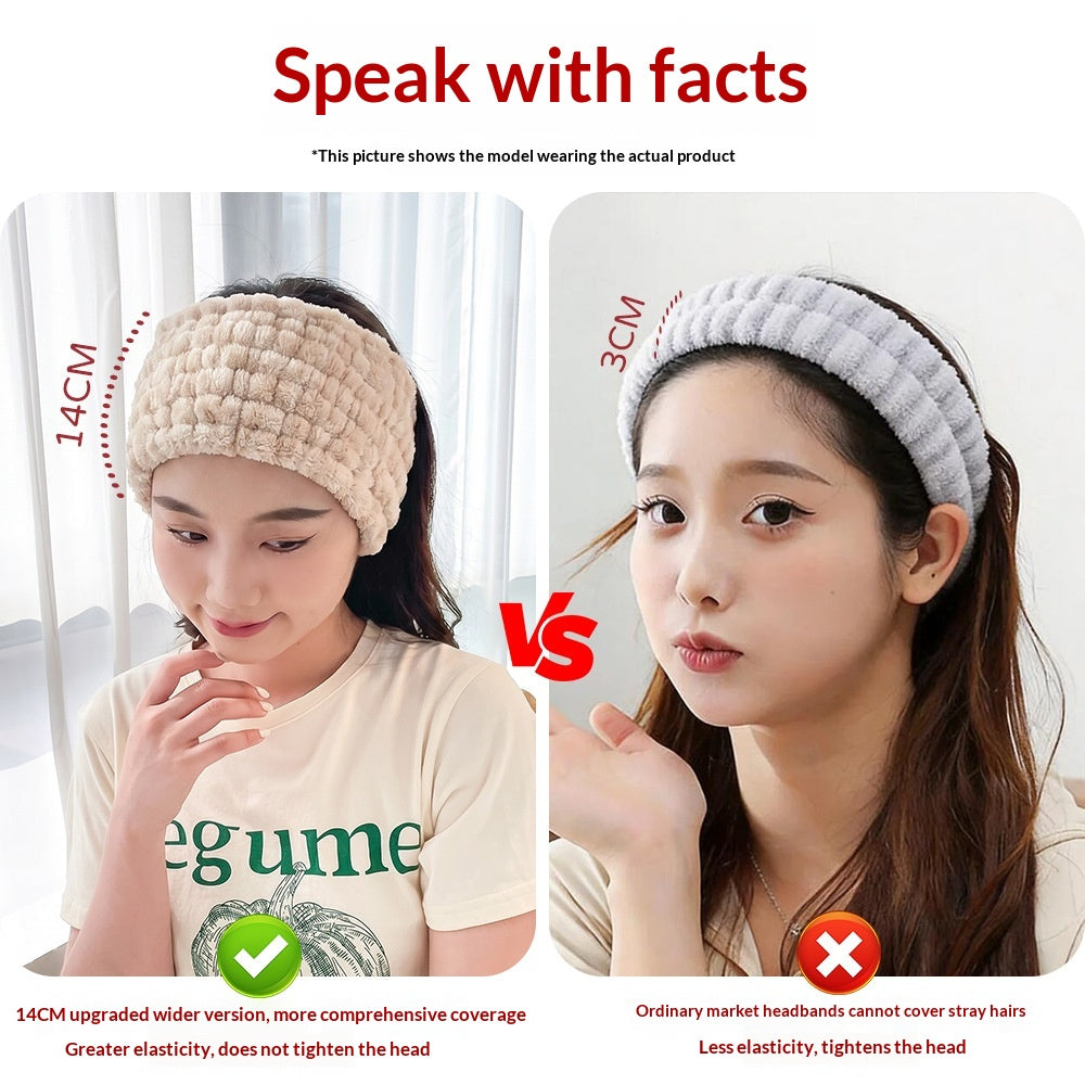 Coral Fleece Non-slip Stretchy Sports Headband