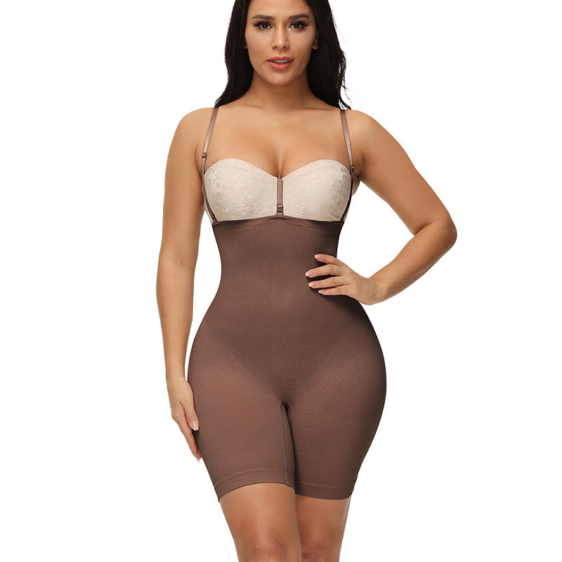 No Trace European And American Sling One-piece Shapewear Without