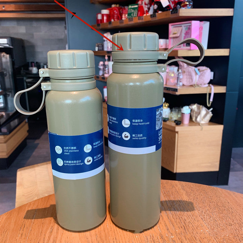 Outdoor Sports Bottle Portable Large Capacity Stainless Steel Vacuum Flask