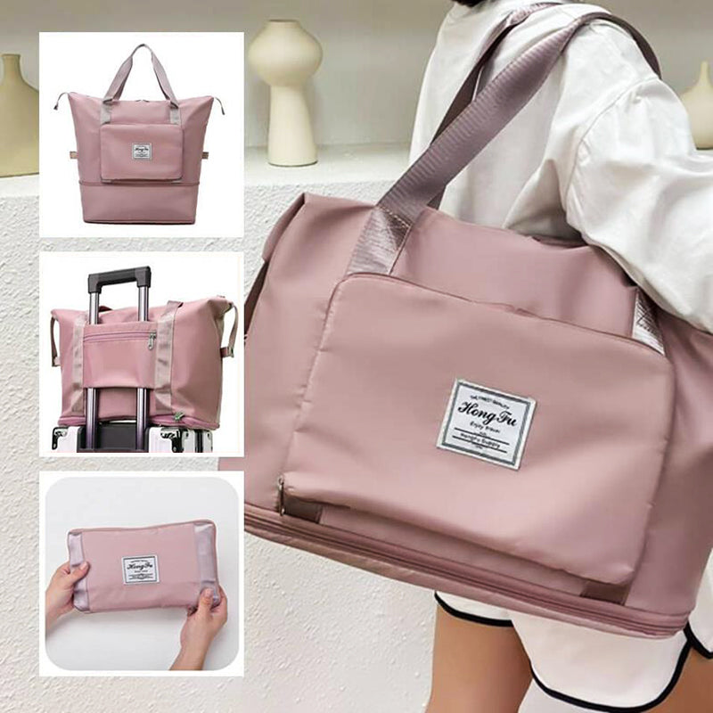 Foldable Storage Travel Bag Waterproof Large Capacity Gym Fitness Weekender