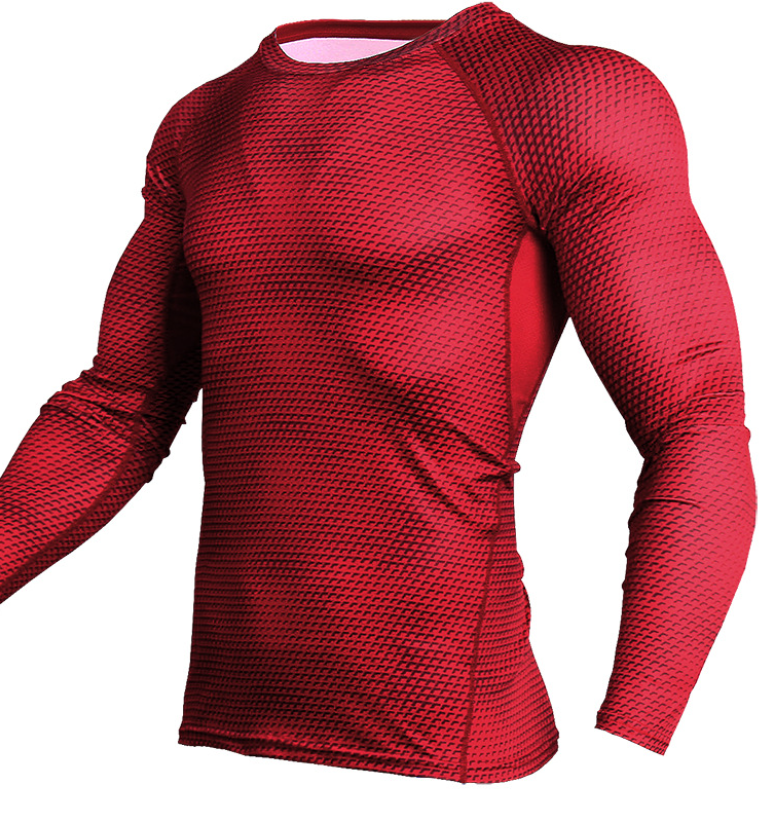 Men Gym Running Shirt Quick Dry Breathable Fitness Sport