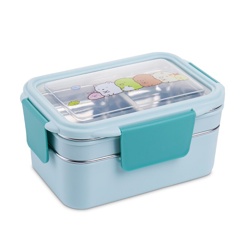 Stainless Steel Lunch Box Double