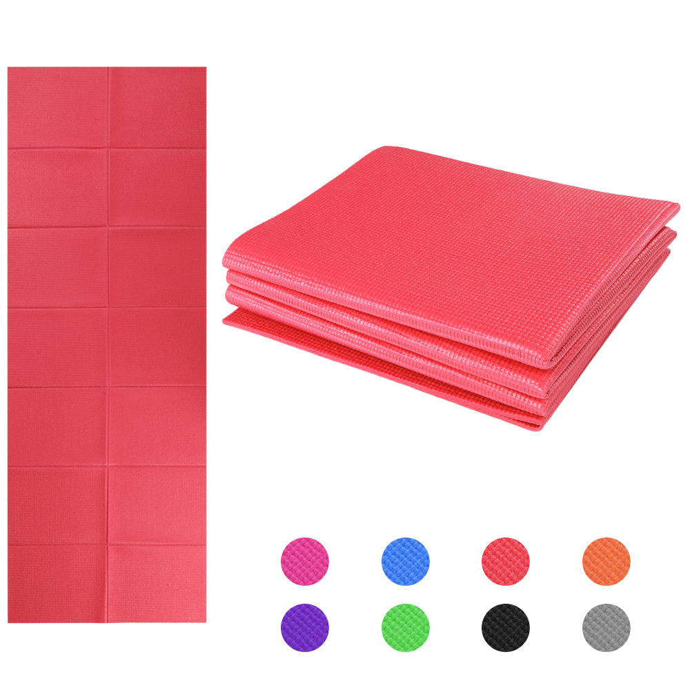 Non Slip Yoga Mat 3 Folding Gymnastics Fitness Exercise Gym Oxford Airtrack