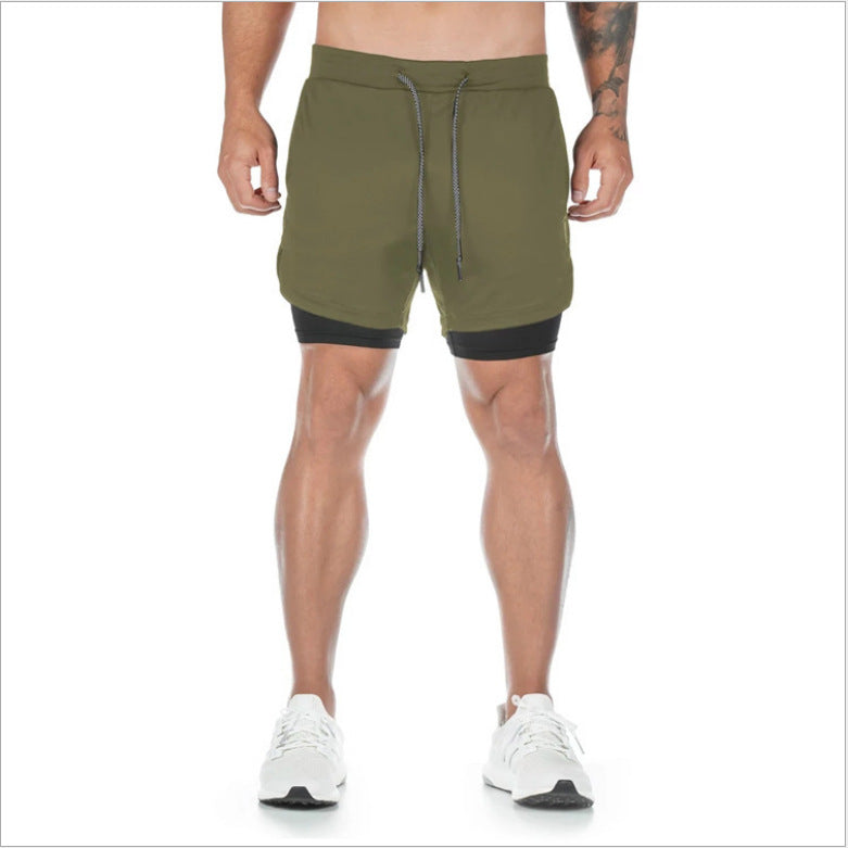 Summer Running Shorts Men 2 In 1 Sports