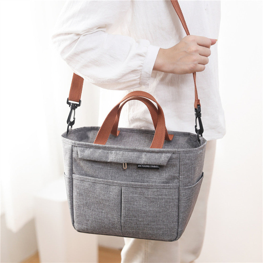 Portable Insulated Lunch Box Bag Shoulder Bags For Picnic Outdoor