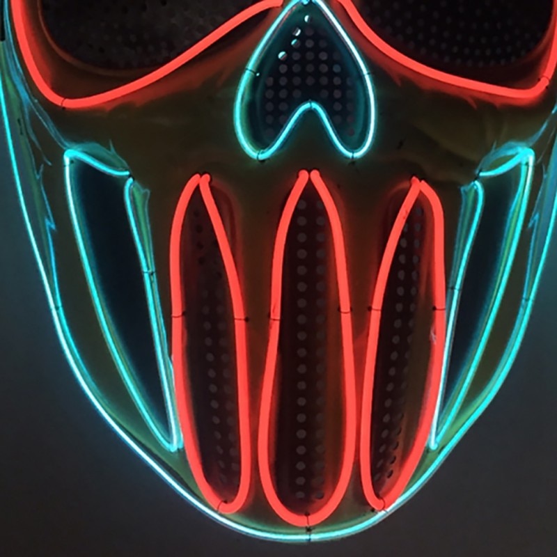 Halloween Ice Blue Scary Mask