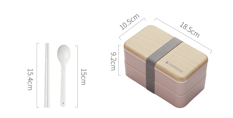 Japanese Bento Box Office Worker Ins Double Separated Lunch