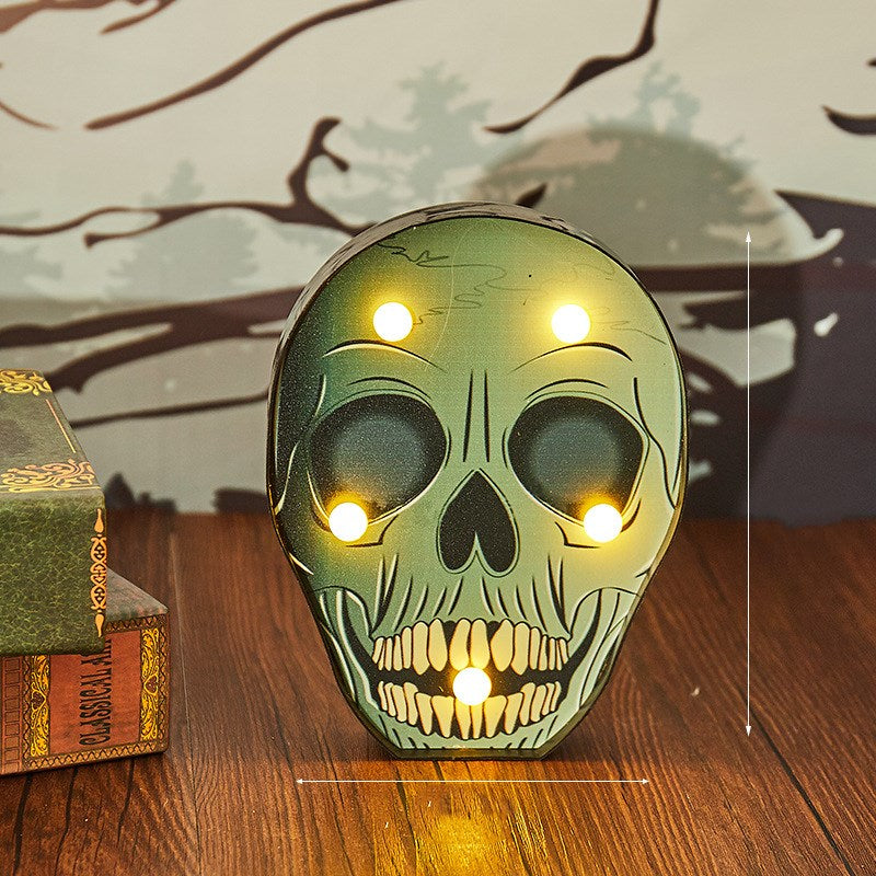 Halloween Pumpkin, Skull & Spider LED String Lights