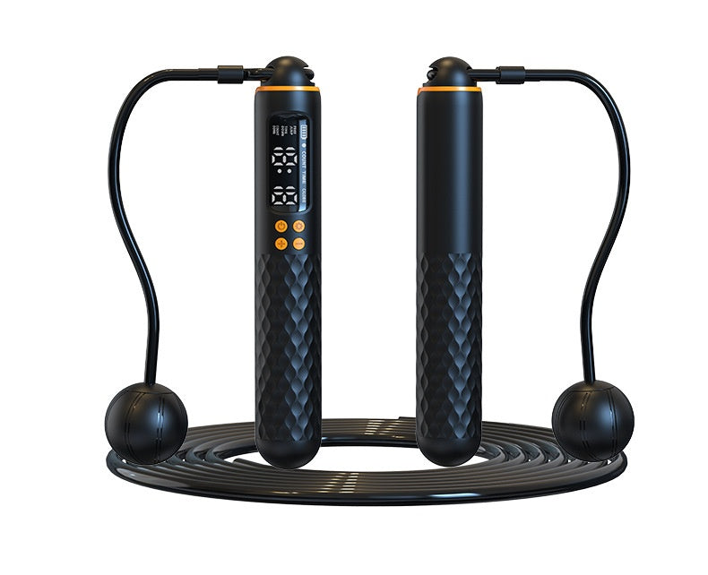 Smart Skipping Rope With Counter Weight-bearing Cordless Dual-use Fitness