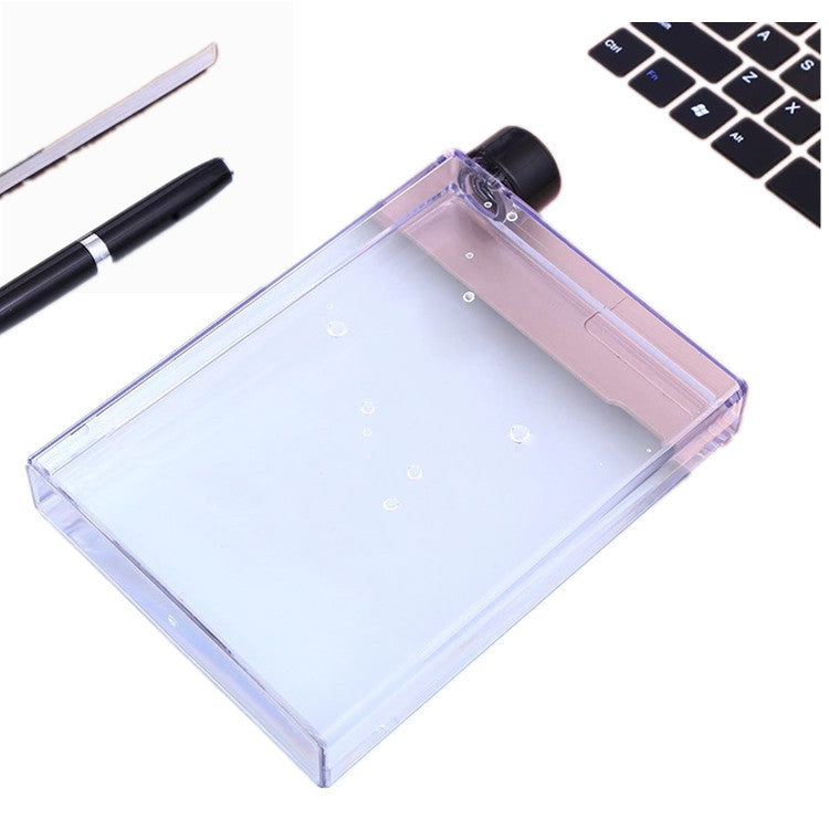 Fall-proof And Leak-proof Flat Sports Bottle Plastic Water
