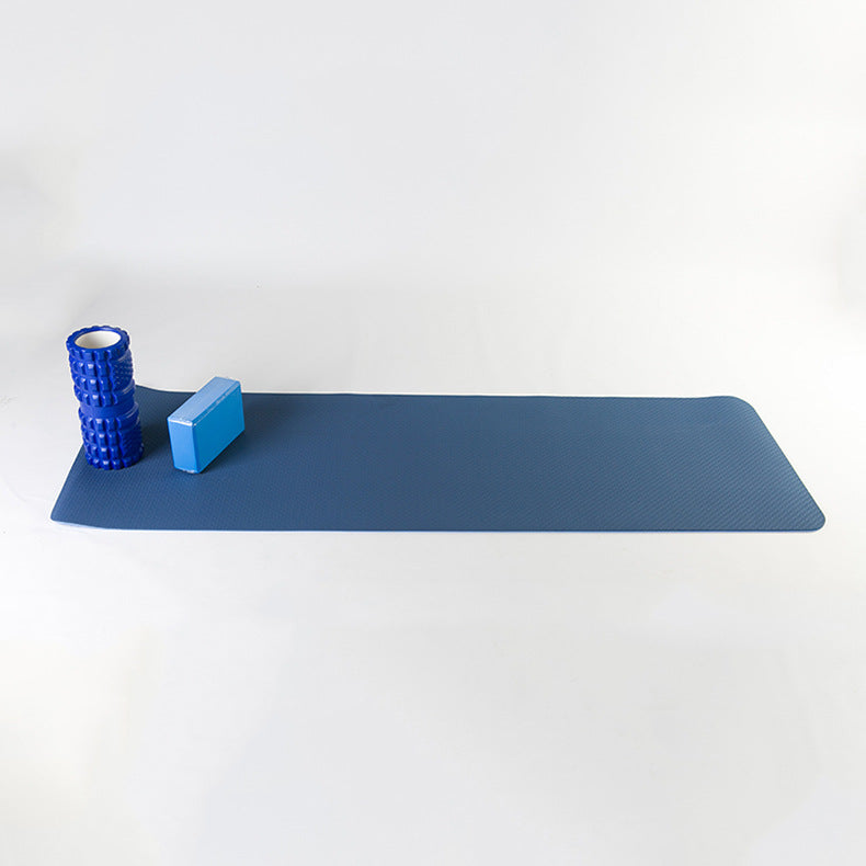 Thickened 8mm Two-color Long Yoga Mat