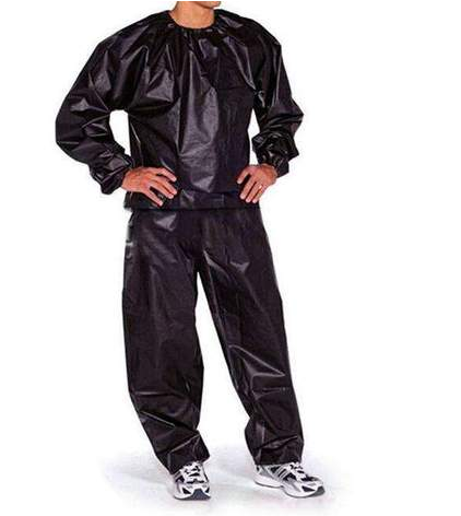 Heavy Duty Anti-rip Sauna Suit PVC Long Sleeve Unisex Clothes