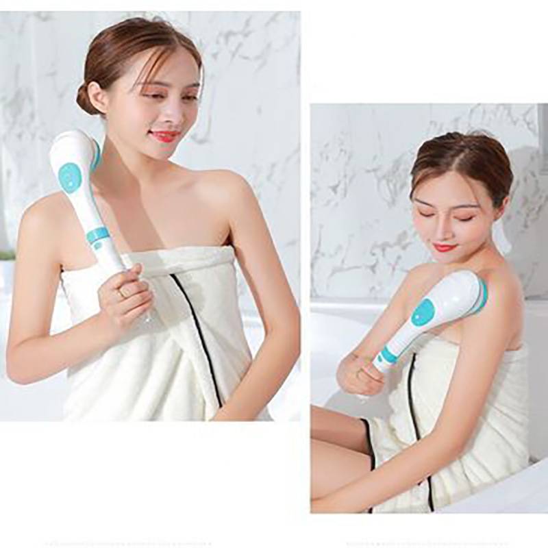 5 In 1 Electric Bath Brush Handheld Household Waterproof Rechargeable Massage