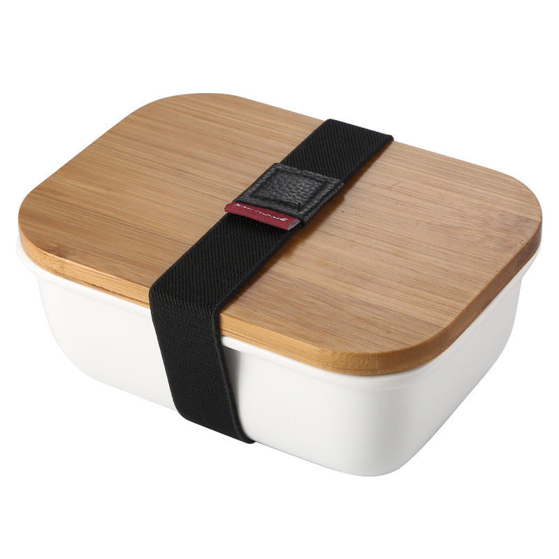 Ceramic Japanese Refrigerator Storage Box Fruit Microwave Lunch With Lid