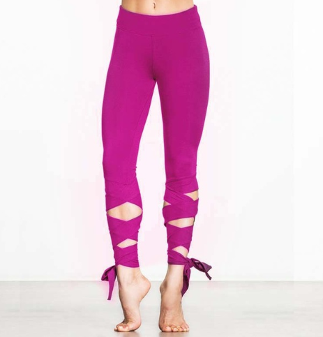 Yoga Sports Tight Leggings For Women Fitness Pants Dance Ballet Bandage Running