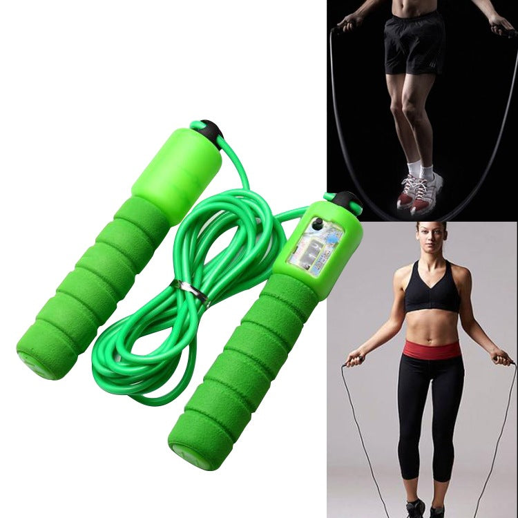 Skipping Rope With Counter Adjustable Length Wear-resistant Foam Cotton Handle