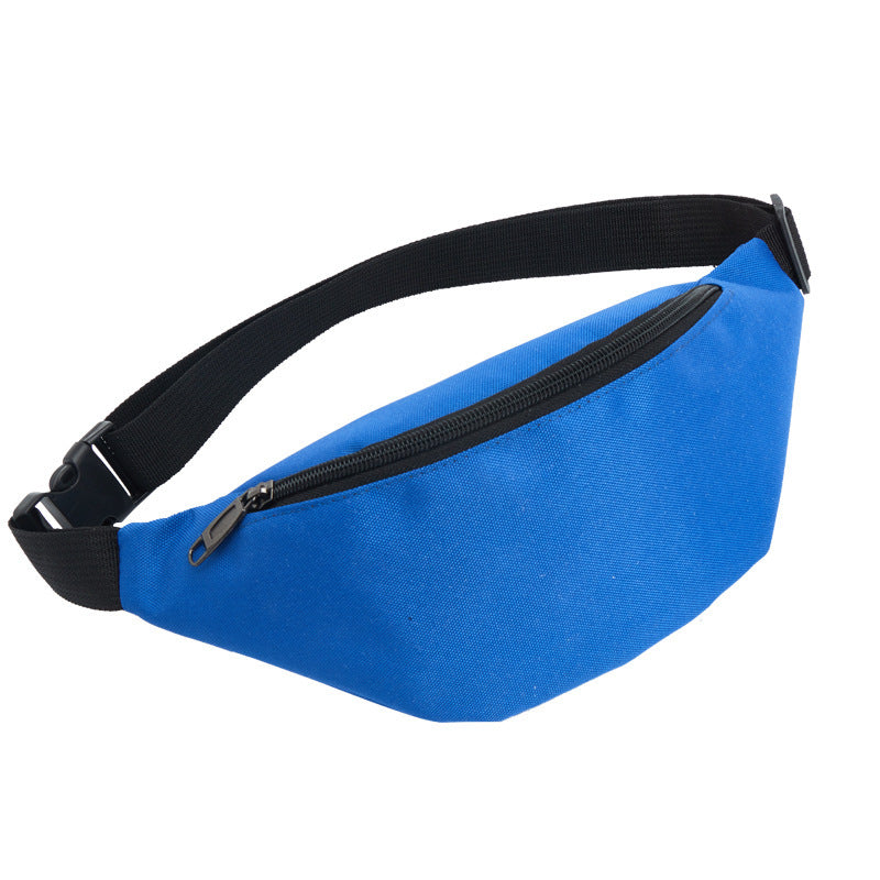 Men And Women Solid Color Running Belt Bag