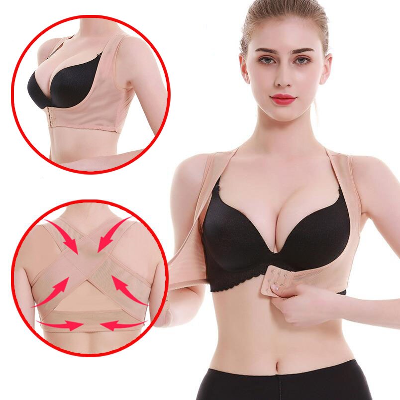 Posture Corrector Belt Back Shoulder Support Brace Band Women Chest Body Shaper