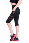 Women's Quick Drying High Waist Pocket Mesh Sports Pants