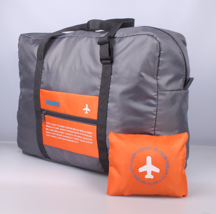 Large Capacity Foldable Travel Bag Nylon Waterproof Gym Duffel Folding