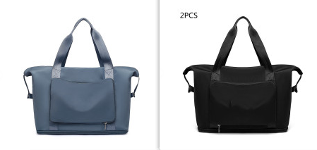 Foldable Large Capacity Women Gym Bags Shoulder Bag Training Travel Handle