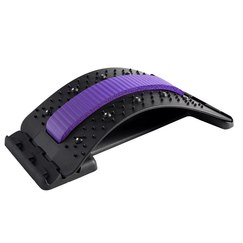 Back Stretcher Adjustable Cracker Massage Waist Neck Fitness Lumbar Cervical
