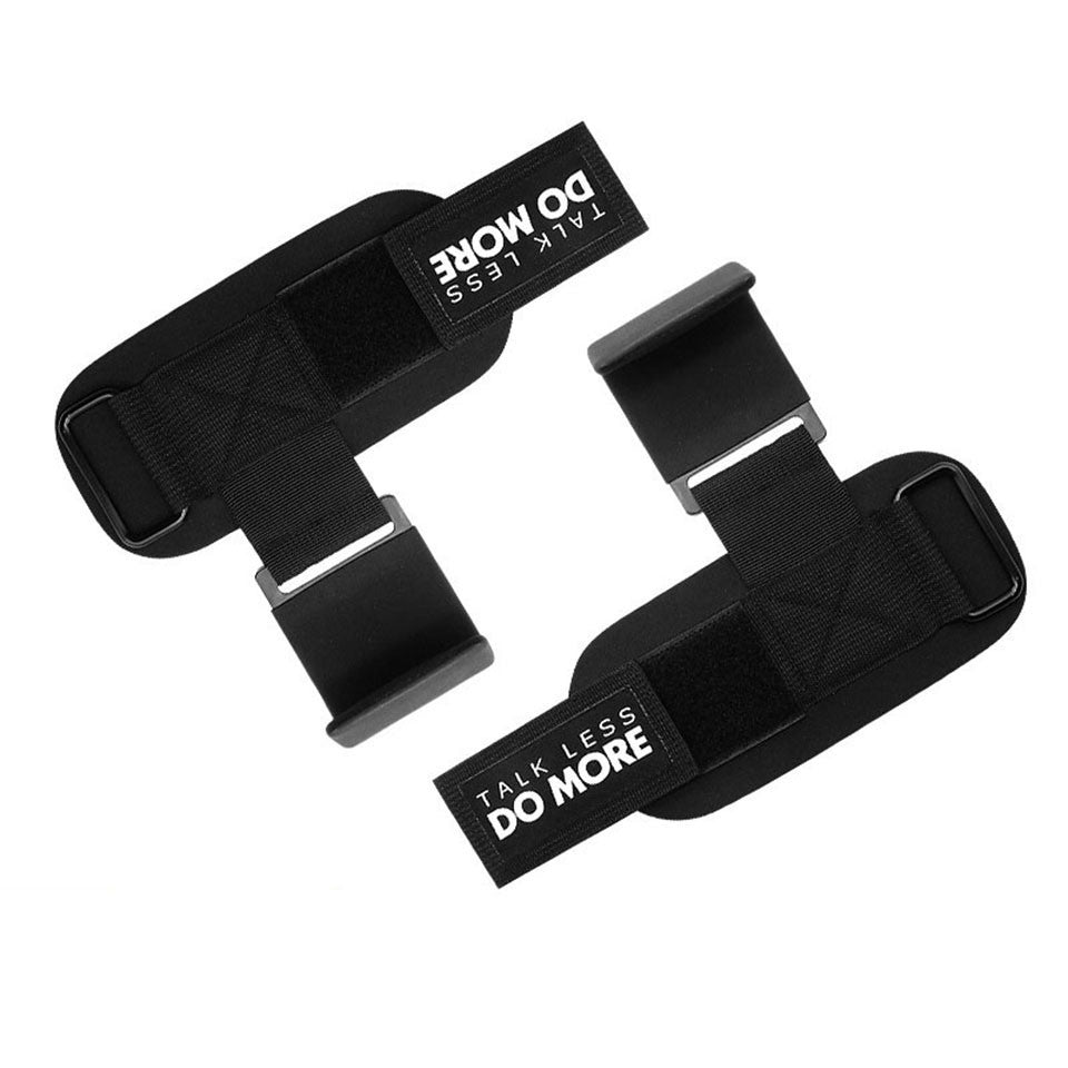 Weight Lifting Hook Grips Padded With Wrist Wraps Hand-bar Powerlifting Gloves