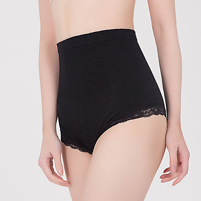 Seamless Women High Waist Slimming Tummy Control Knickers Pants Pantie Briefs