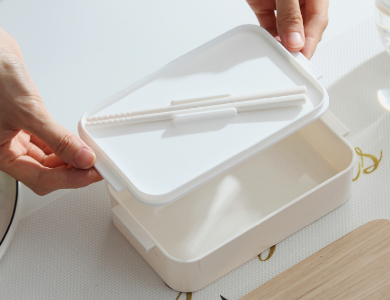 Rectangular Wooden Lunch Box Student