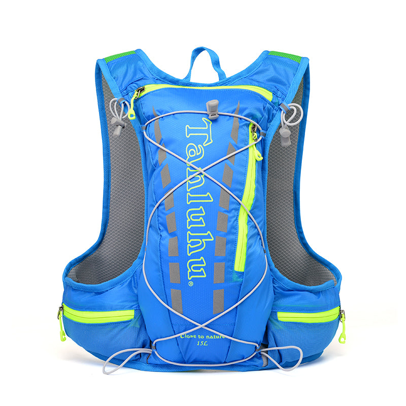 Lightweight Running Hydration Vest Backpack 15L Outdoor Trail Marathon Cycling