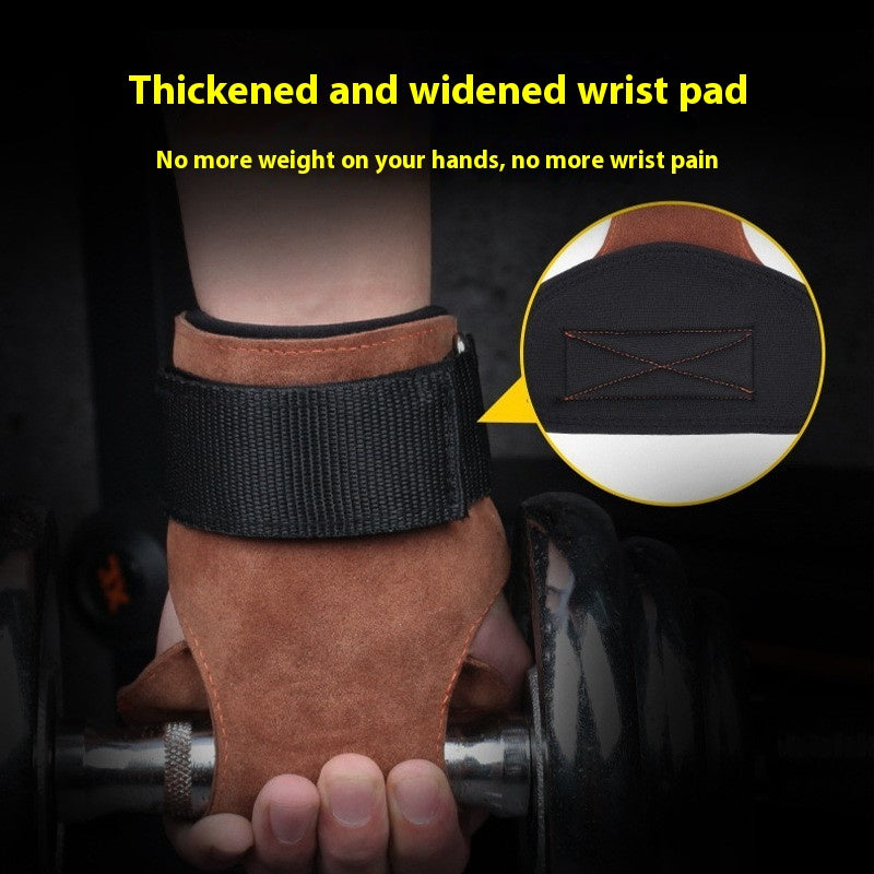 Sports Weightlifting Hand Protector Velcro Adjustable Gloves Non-slip