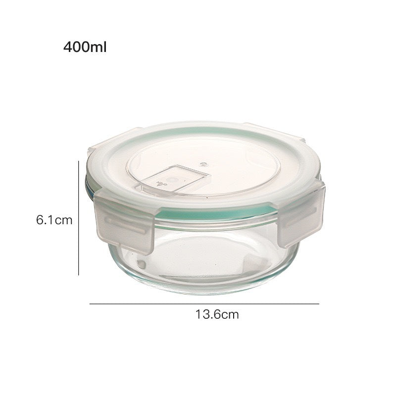 Glass Lunch Box Microwave Separation Type