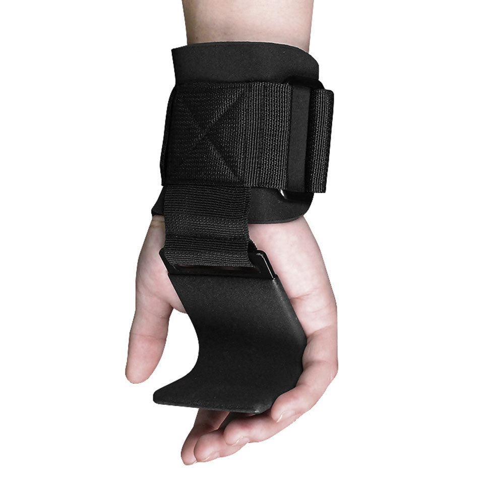 Weight Lifting Hook Grips Padded With Wrist Wraps Hand-bar Powerlifting Gloves