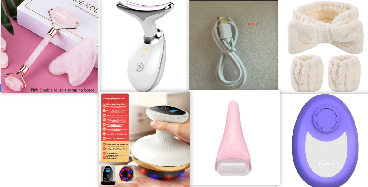 Electric Gua Sha Board Beauty Massager Cupping Device Meridian Brush Home