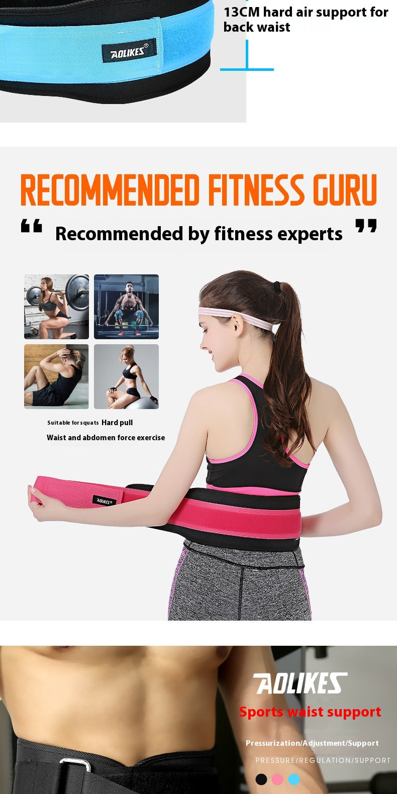 Squat Belt Weight Lifting Bodybuilding Fitness Training Sports Protection