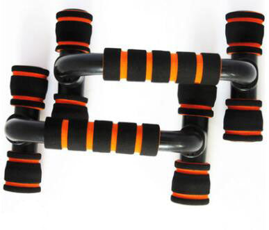 H-shaped Push-up Stand Sponge Hand Grip ABS Fitness Chest Training Bar Exercise