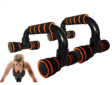 H-shaped Push-up Stand Sponge Hand Grip ABS Fitness Chest Training Bar Exercise