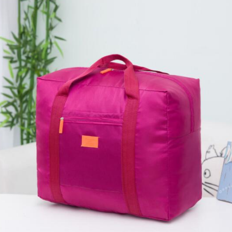 Large Capacity Foldable Travel Bag Nylon Waterproof Gym Duffel Folding