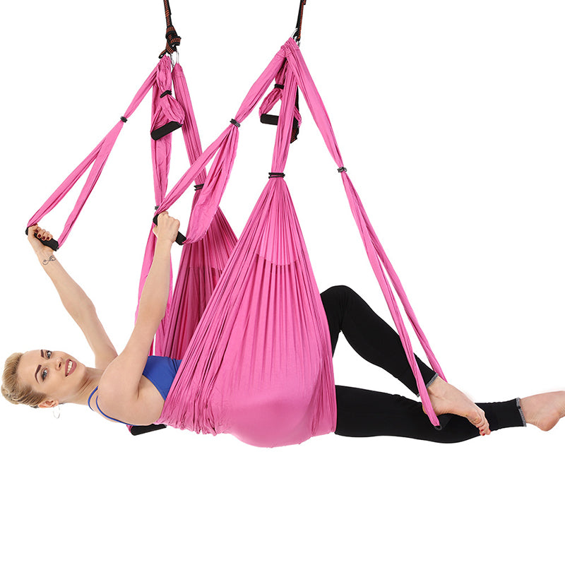 Yoga Auxiliary Stretch Belt Strap Hammock Swing Stretching Anti-gravity
