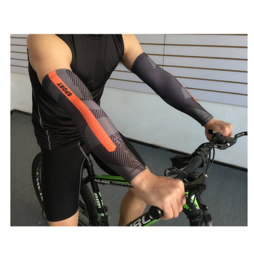 Cycling Sports Armband Elbow Men's Breathable Sunscreen Silicone Non-slip Long