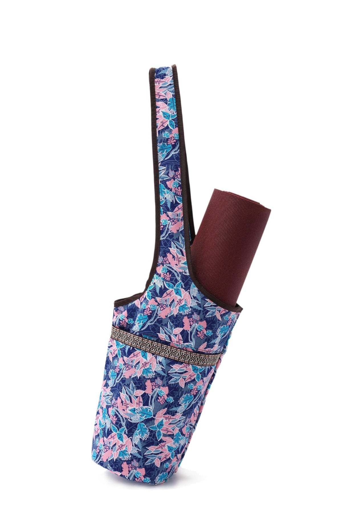Yoga Mat Bag Shoulder Printed Canvas Backpack