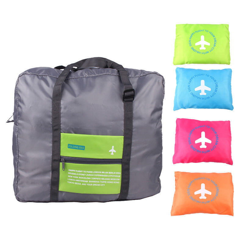 Large Capacity Foldable Travel Bag Nylon Waterproof Gym Duffel Folding